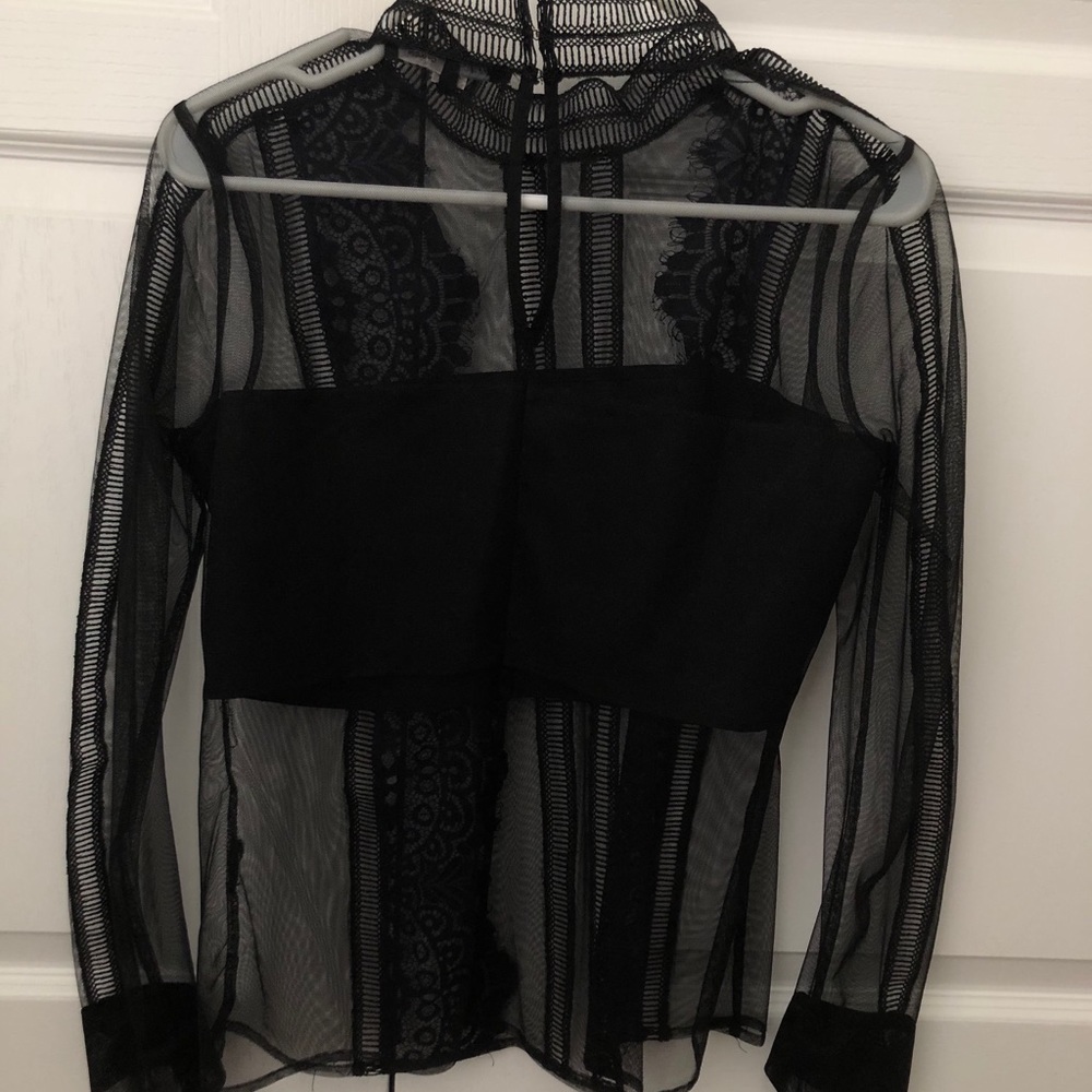Mesh blouse